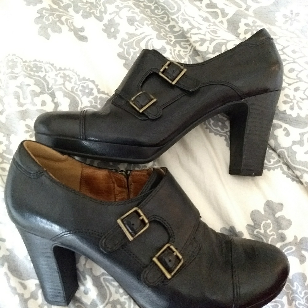 Clarks Leather High Heels